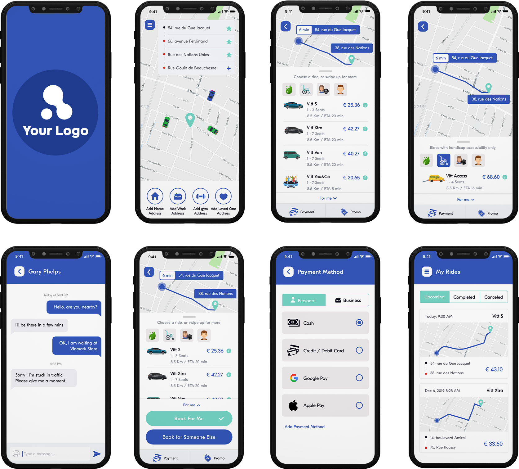 customer app design